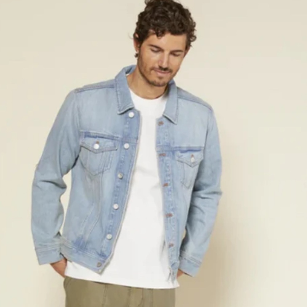 Outerknown Peacenik Denim Trucker jacket